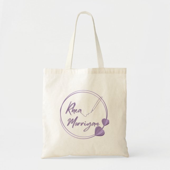 Tote with Author Logo - Rhea Morrigan (Front)