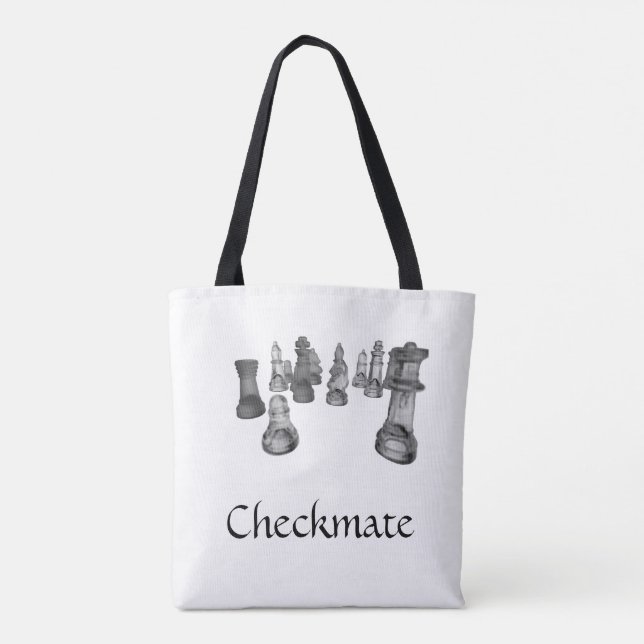 Tote with checkmate bag (Back)