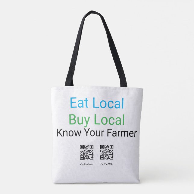Tote you Farm Fresh Goods! Bag (Back)
