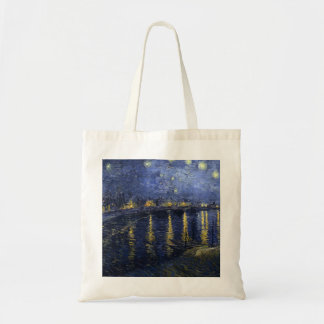 ToteArt: Van Gogh "TheStarry Night Over the Rhone" Tote Bag