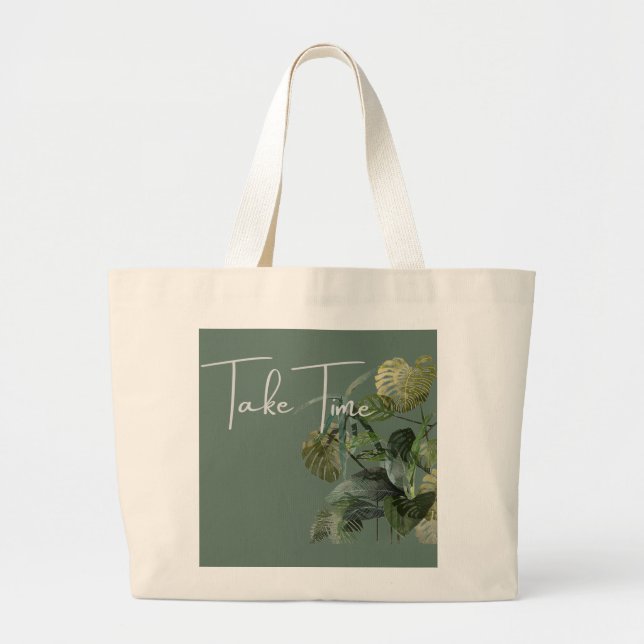 Totebag-elegent Large Tote Bag (Front)