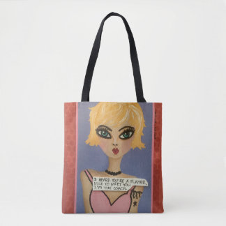 Totebag- I HEARD YOU'RE A PLAYER. Tote Bag