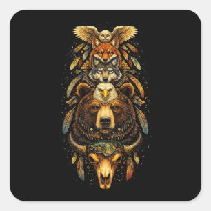 Totem Ascendant Square Sticker