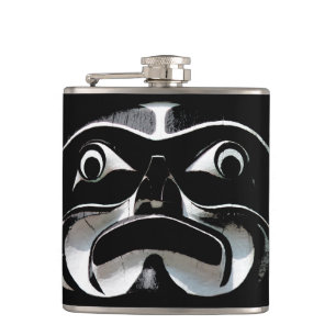 Totem Flask Custom Vancouver Totem Drink Flasks