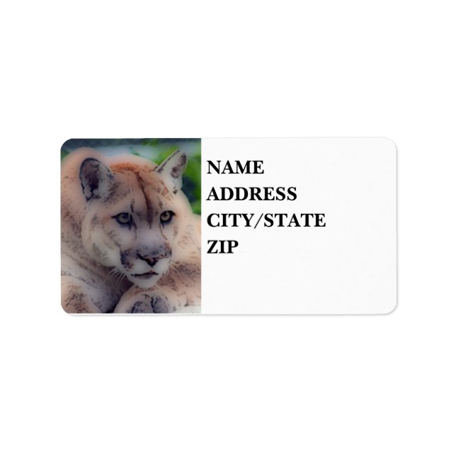 'Totem Panther' Label (Front)