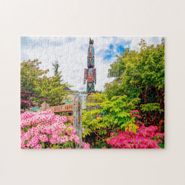 Totem Pole Alaska. Jigsaw Puzzle (Horizontal)