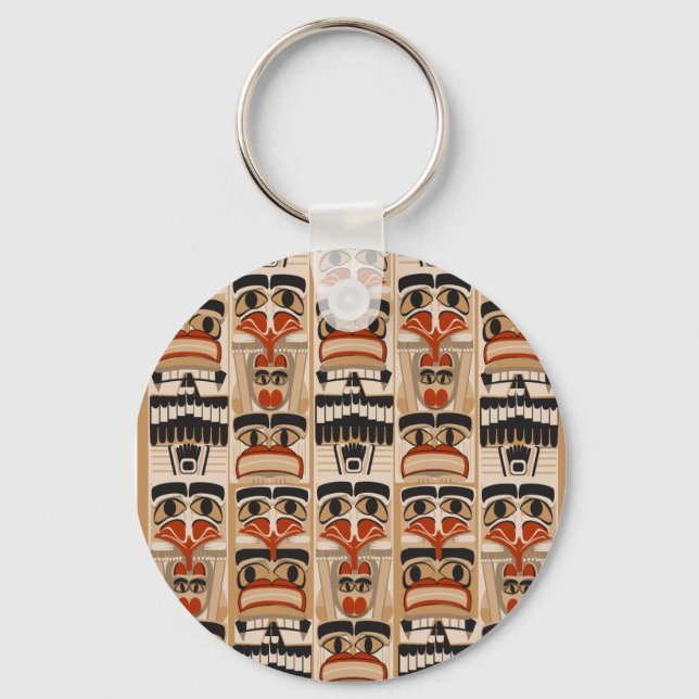 Totem Pole Key Ring (Front)
