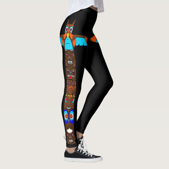 Totem Pole Leggings (Right)