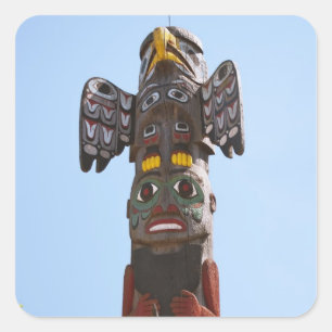 Totem Pole Sticker