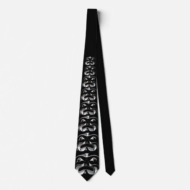 Totem Pole Ties First Nations Art Tie Necktie (Front)