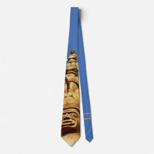 Totem Pole Ties First Nations Vancouver Necktie