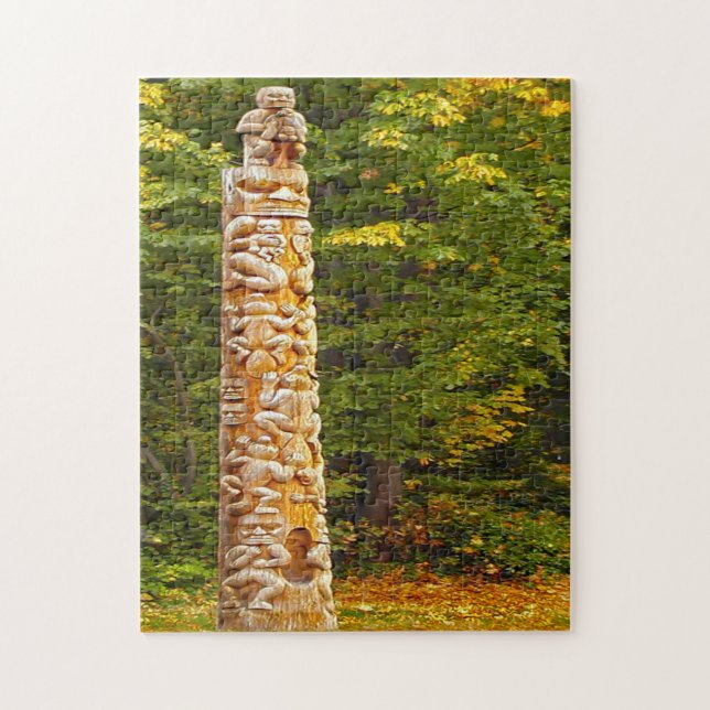 Totem Pole Vancouver. Jigsaw Puzzle (Vertical)
