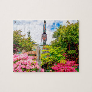 Totem Pole Whale Park Jigsaw Puzzle