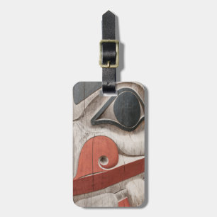Totem poles at Haida Heritage Centre Museum Luggage Tag