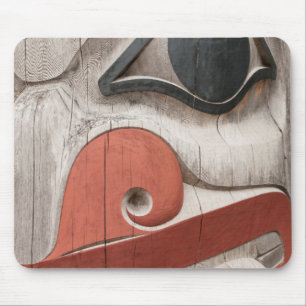 Totem poles at Haida Heritage Centre Museum Mouse Pad