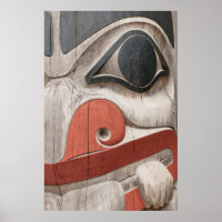 Totem poles at Haida Heritage Centre Museum