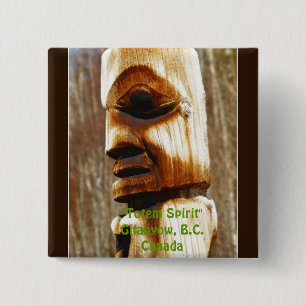 TOTEM SPIRIT Art Collection 15 Cm Square Badge