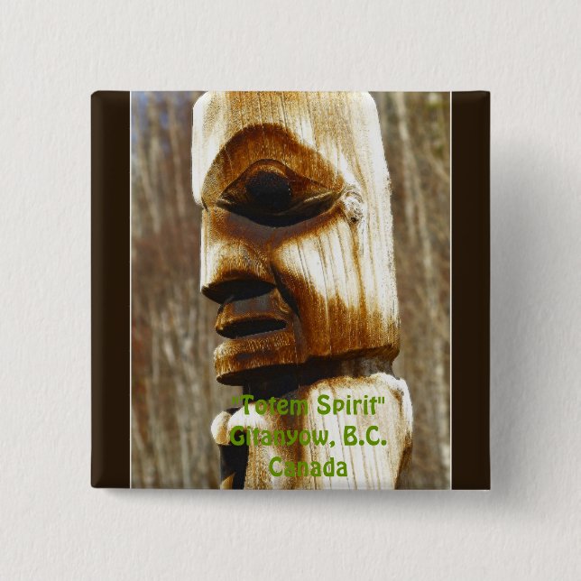 TOTEM SPIRIT Art Collection 15 Cm Square Badge (Front)