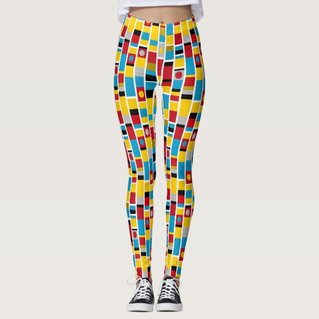 Totem Stripes Leggings (Front)