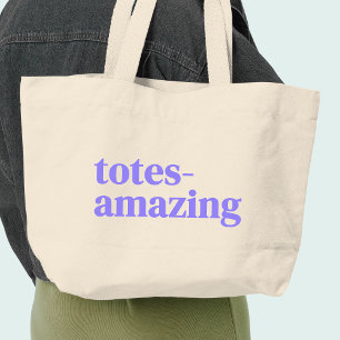 Totes Amazing Lilac Quote Art Tote Bag