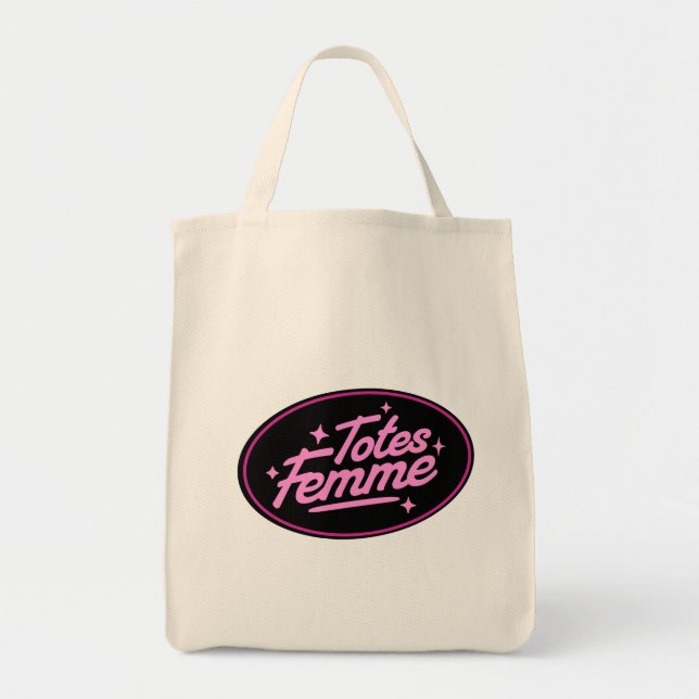 Totes Femme Proud Girly Gift Tote Bag (Front)