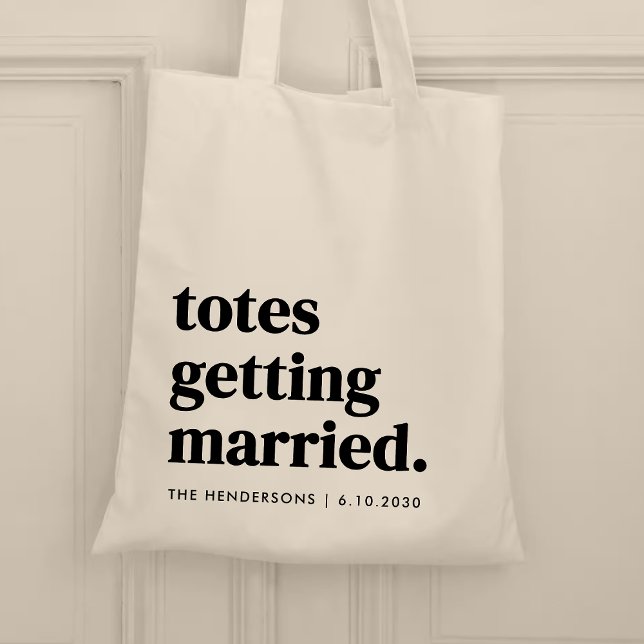 Totes Getting Married Bride to Be Tote Bag (Creator Uploaded)