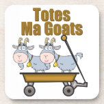 Totes Ma Goats Coaster<br><div class="desc">Totes McGoats. Totally. Funny internet memes make the best gifts for a friend with a sense of humour. Images used on this item are licensed and © GraphicsFactory.com</div>