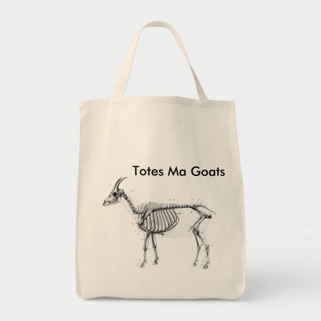 Totes Ma Goats Grocery Tote Bag (Front)