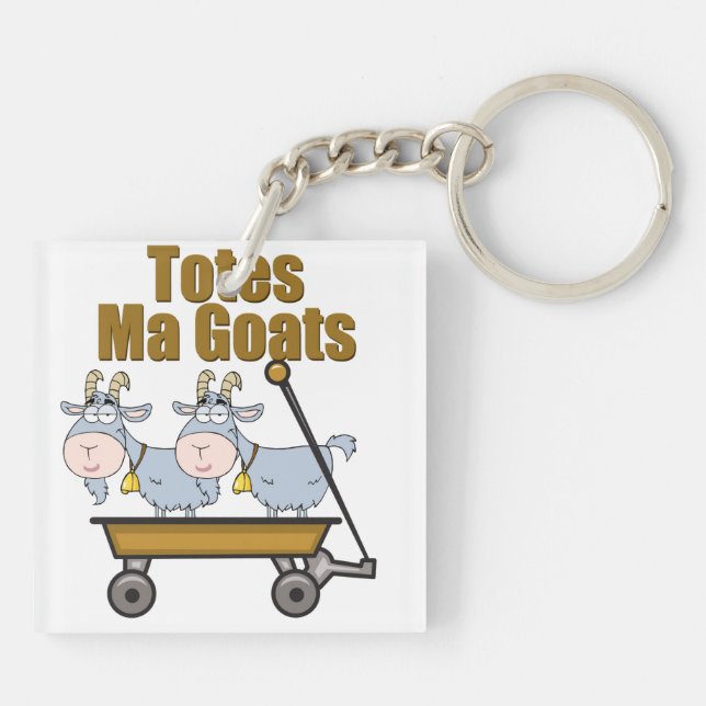 Totes Ma Goats Key Ring (Back)