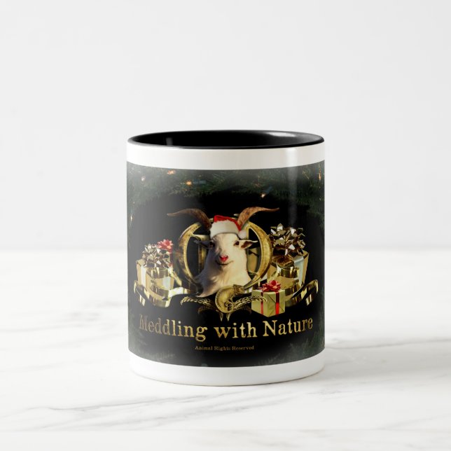Totes Magoats Goat Christmas Holiday Mug (Center)