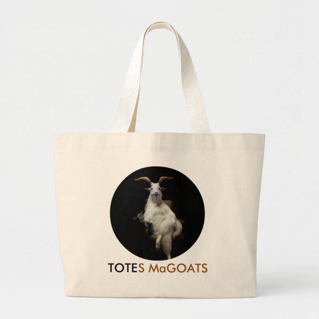 Totes MaGoats Jumbo Tote (Front)