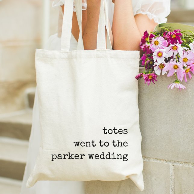 Totes Went to the Wedding | Wedding Favour Tote Ba (Creator Uploaded)