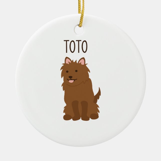 Toto Ceramic Ornament (Front)