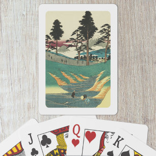 Totsuka, Japan: Vintage Woodblock Print Playing Cards