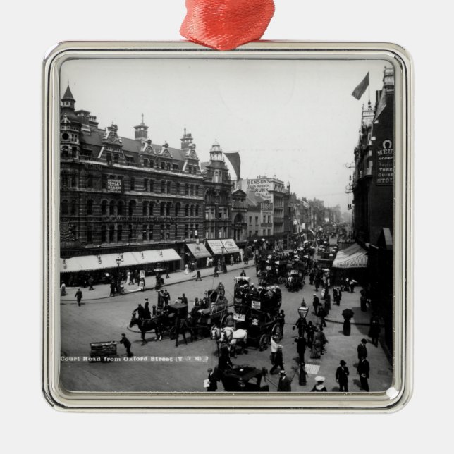 Tottenham Court Road from Oxford Street, Metal Tree Decoration (Front)