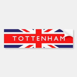 Tottenham UK Flag Bumper Sticker