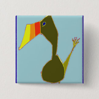 Toucan 15 Cm Square Badge