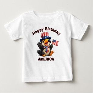 Toucan (4k) Patriotic Kid T-Shirt