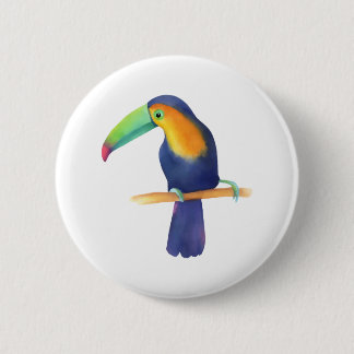Toucan 6 Cm Round Badge