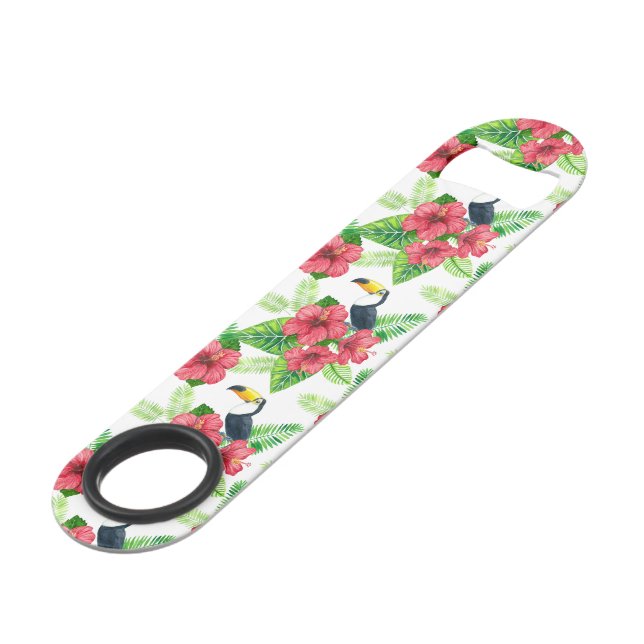 Toucan and tropical bouquet (Front Angled)