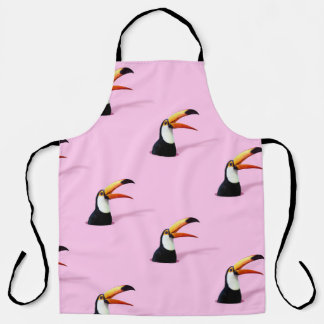 Toucan Announcement: Tropical Pink Paradise Apron