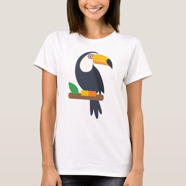 Toucan Bird - Cute Toucan T-Shirt (Front)