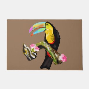 Toucan Bird Doormat - Your Colours