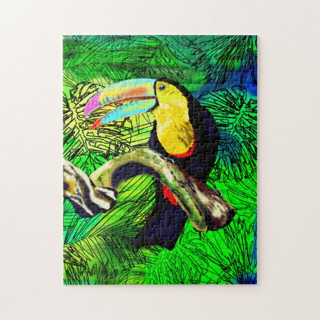 Toucan Bird - Exotic Nature - Jigsaw Puzzle (Vertical)