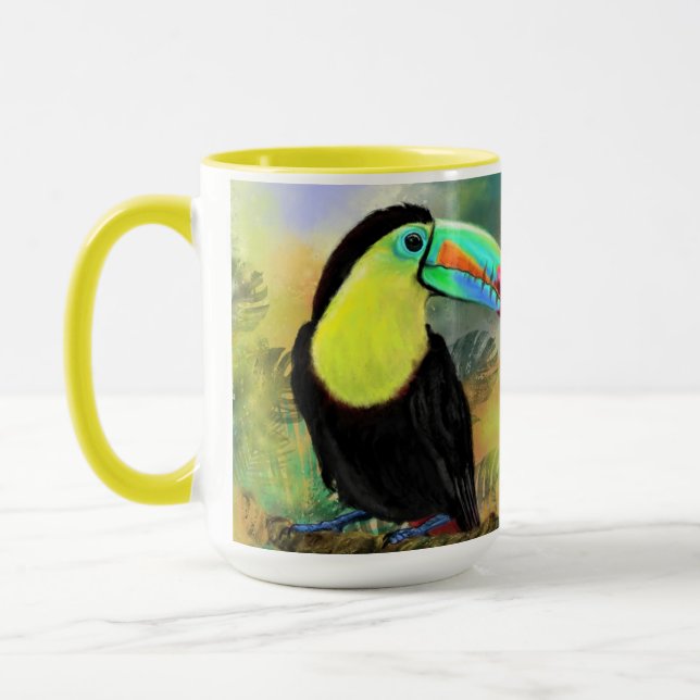 Toucan Bird Mug (Left)