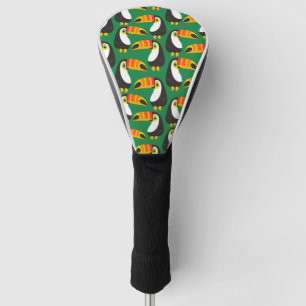 Toucan Bird Orange Beak Natural Green Animal Golf Head Cover