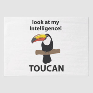 Toucan Bird Tropical Funny Tissue Paper