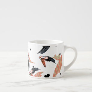 Toucan Birds Summer Tropical Greenery Art Espresso Cup