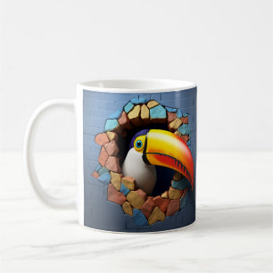 Toucan Breaking Out Coffee, Tea, Cocoa Mug, Cup