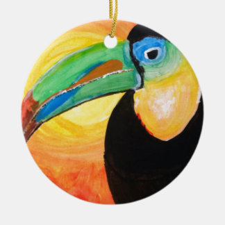 Toucan Ceramic Tree Decoration